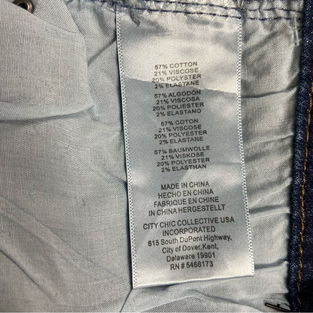 NWT Avenue Premium Stretch Girlfriend Rolled Cuff 14 - Picture 8 of 14